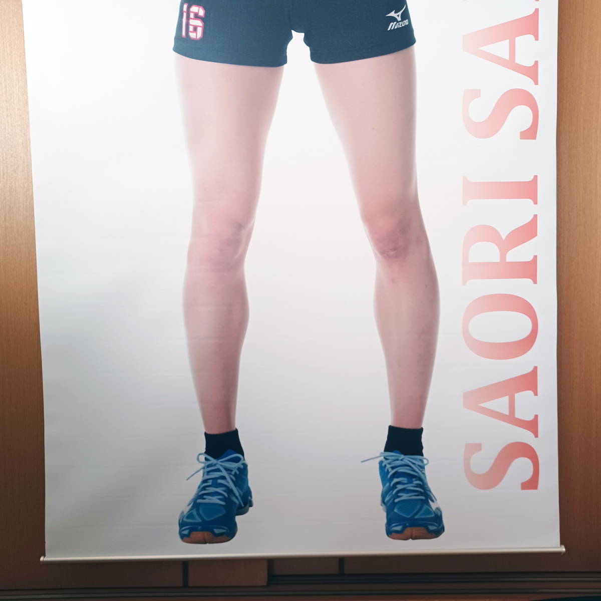 ☆送料無料☆火の鳥Nippon 迫田さおり 選手 等身大 タペストリー 2016