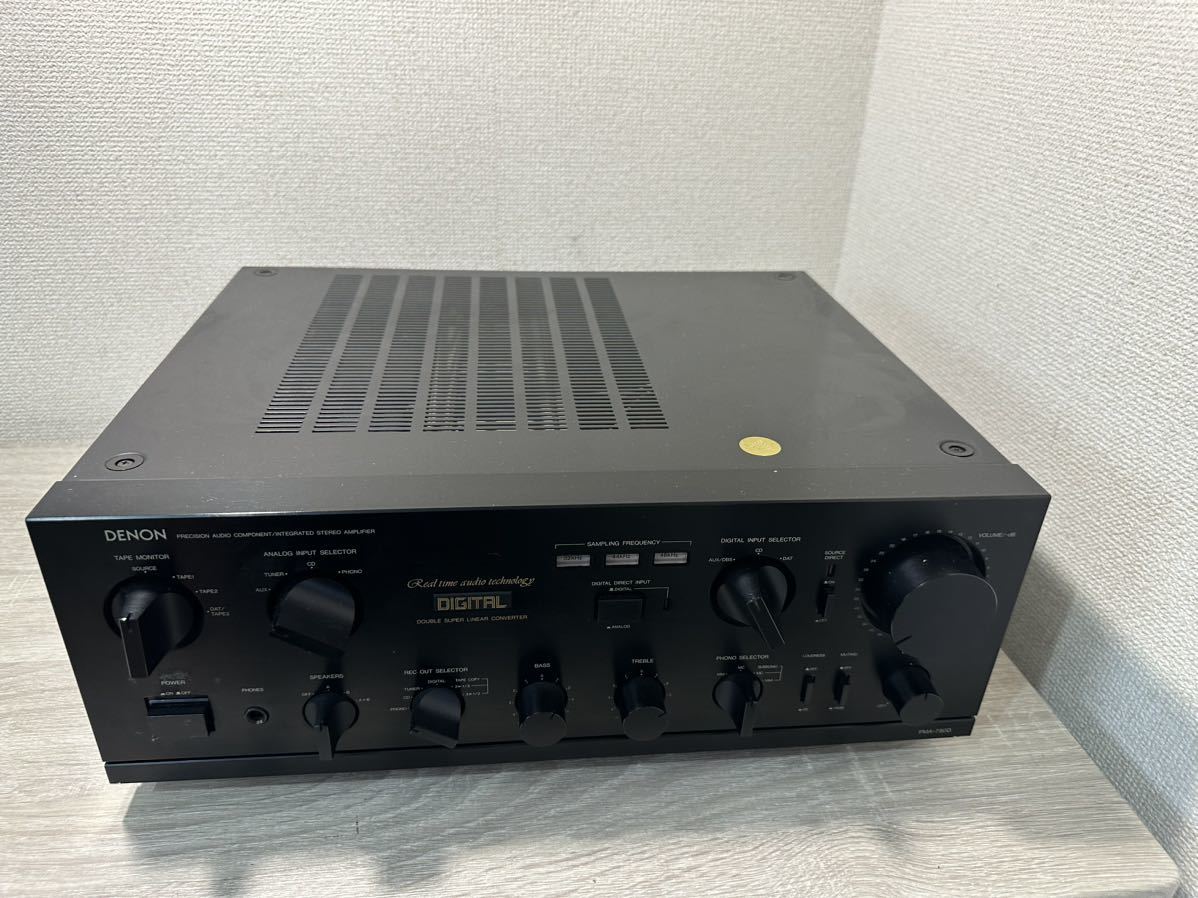 高音質 DENON プリメインアンプ PMA-780D デノン 現状品の入札履歴