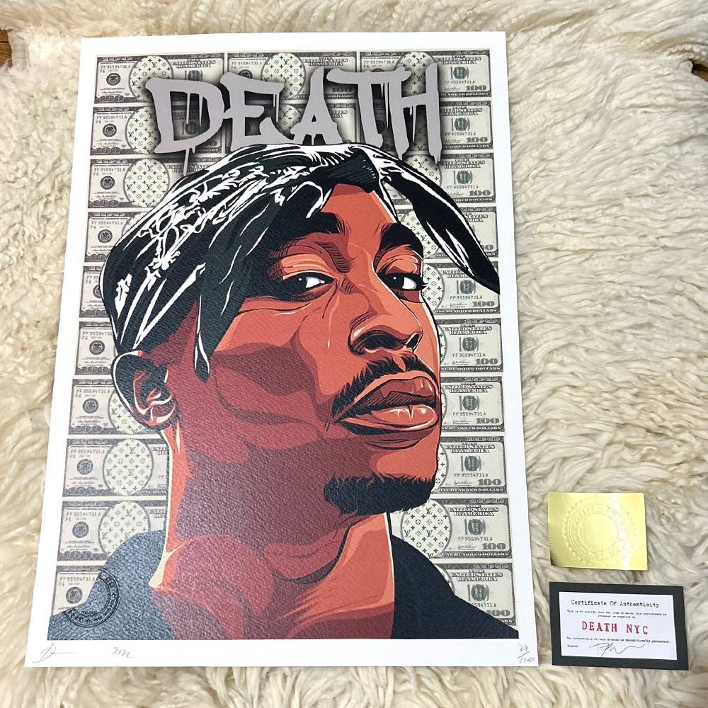 世界限定100枚 DEATH NYC 2PAC Tupac ヴィトン VUITTON HIPHOP ヒップ