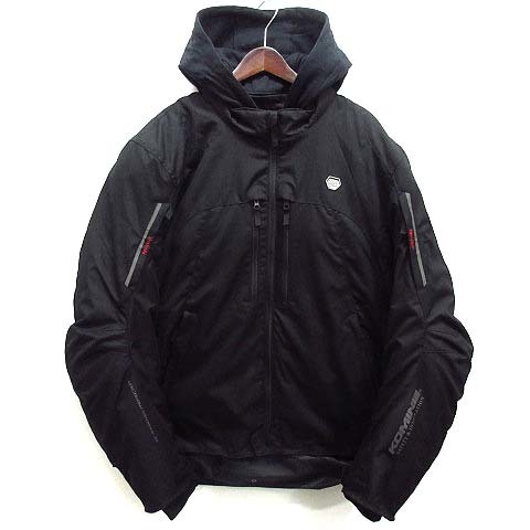 コミネ KOMINE バイク用 ハイプロテクトウインターパーカ JK-608 プロテクター 保温ライナー付 07-608 ブラック 黒 4XL 大きいサイズ