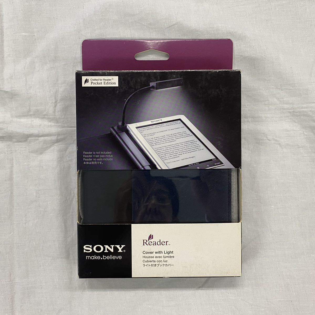 SONY Reader PRS-350用 ライト付きブックカバー PRSA-CL35/LC ブルー