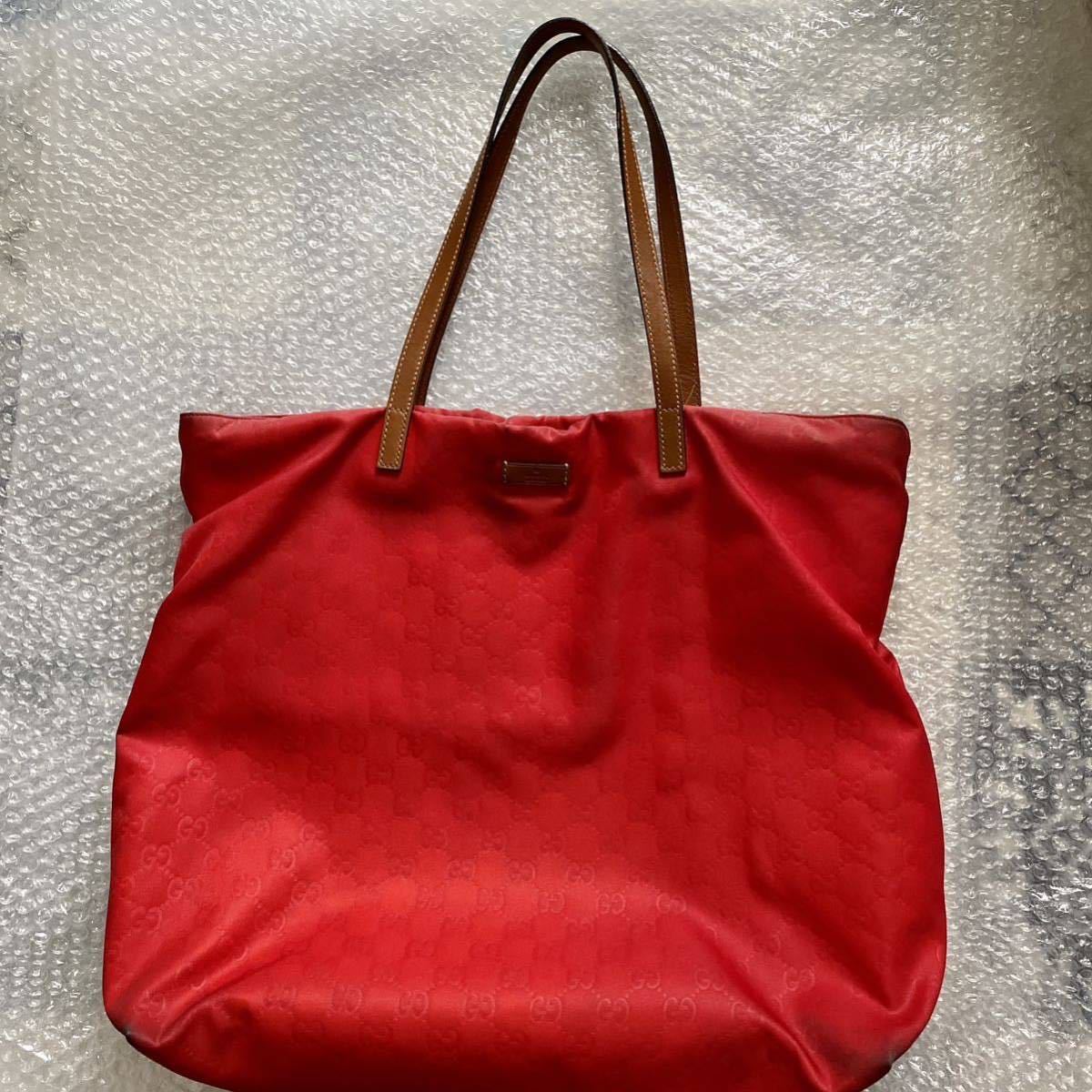 トートバッグ グッチ ナイロン Gucci 軽い GUCCI◇トートバッグ_GG
