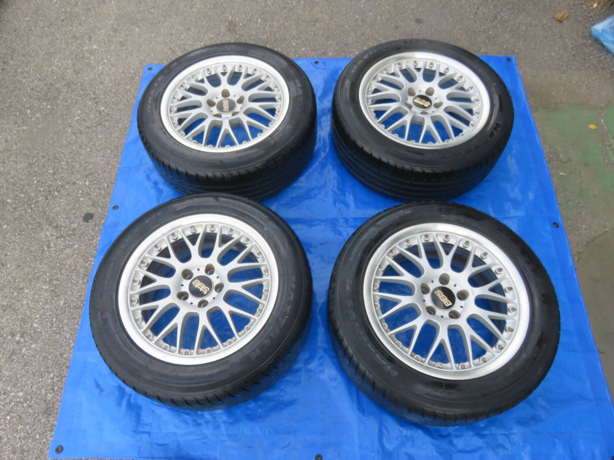 状態良好/ BBS/RS779/ホイールタイヤ付/17インチ17x8J/PCD114.3/225 