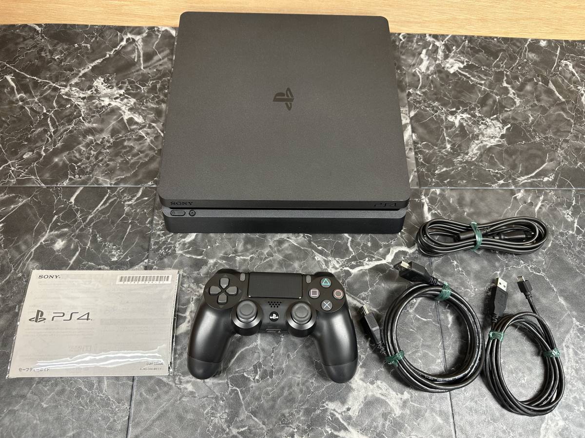 中古/ゲーム】SONY PS4 スリム 500GB CUH-2200A / 箱番号違いあり(PS4 