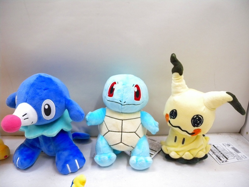 C3093☆ポケモンセンター ぬいぐるみ ゼニガメ ミミッキュなど一式