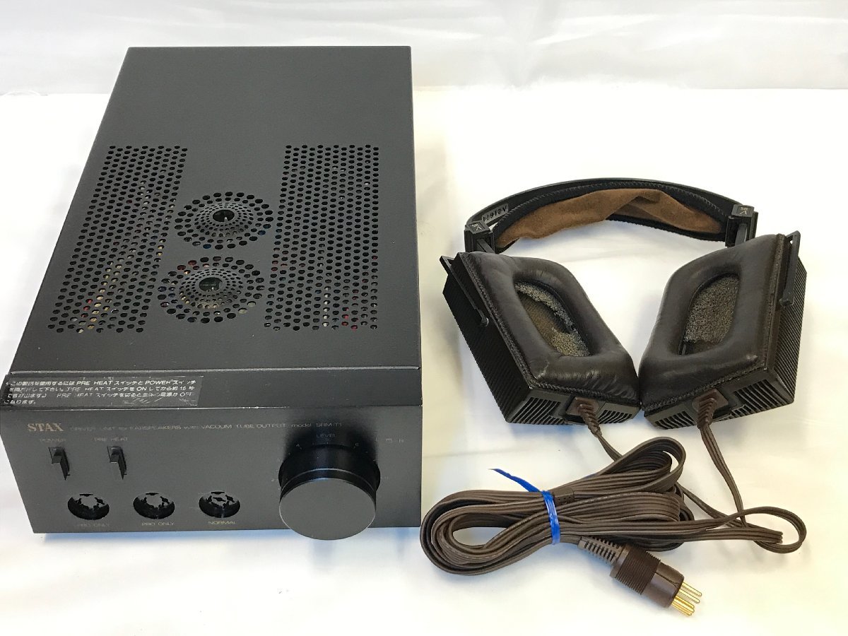STAX ヘッドホン&ヘッドホンアンプ SR-Λsignature&SRM-T1 ジャンク品