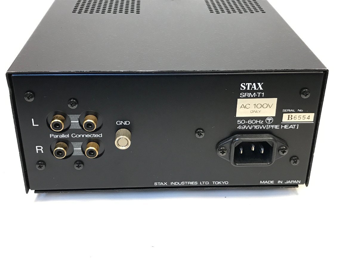 STAX ヘッドホン&ヘッドホンアンプ SR-Λsignature&SRM-T1 ジャンク品