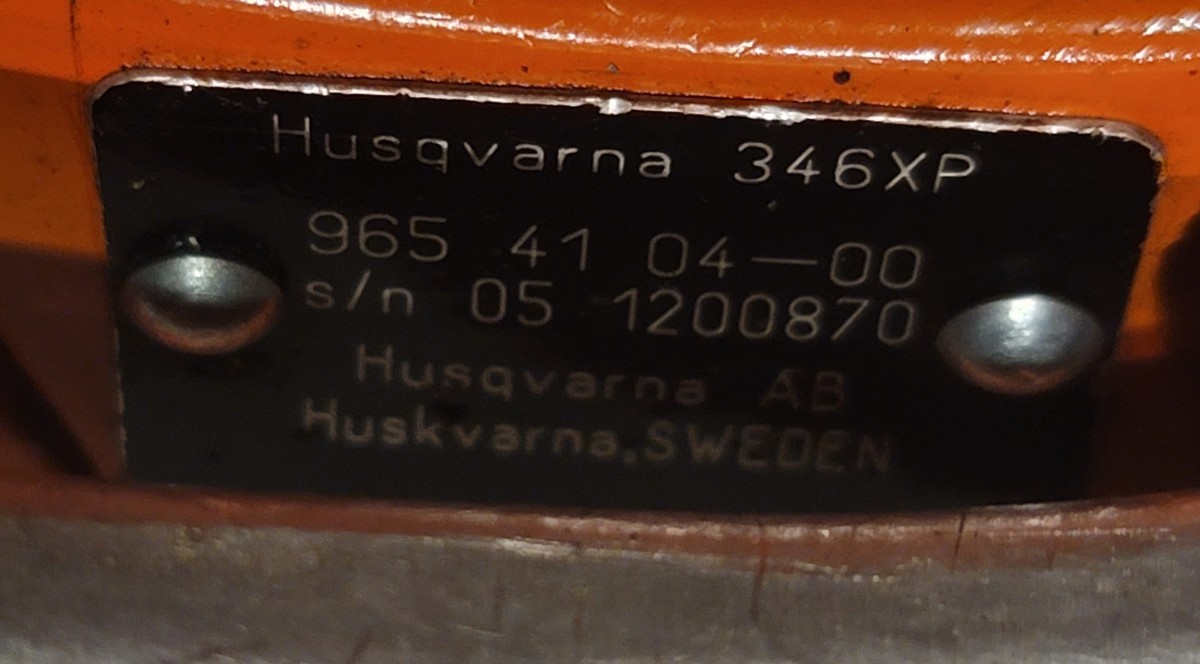 上半期SALE※[中古可動品]Husqvarna/ハスクバーナ チェーンソー346XP 