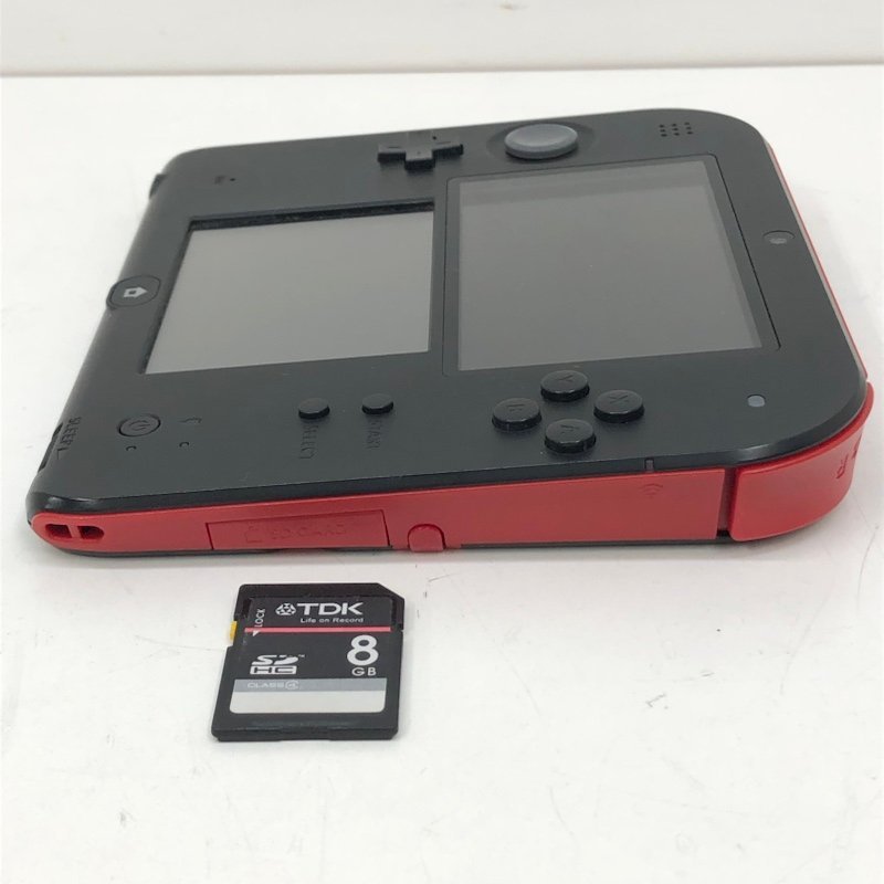 230615PT380038 Nintendo 任天堂 2DS 北米版 赤＆黒 ニンテンドー 本体 Nintendo 0 Edition