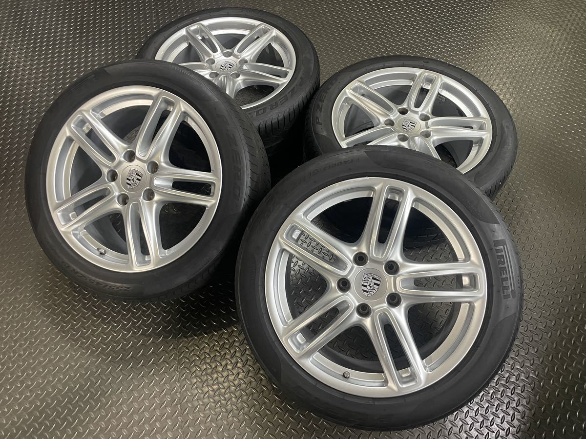 Porsche 純正 パナメーラ19インチ タイヤホイールセット お得，格安】 美品！ポルシェ パナメーラ 純正 19インチアルミ PIRELLI