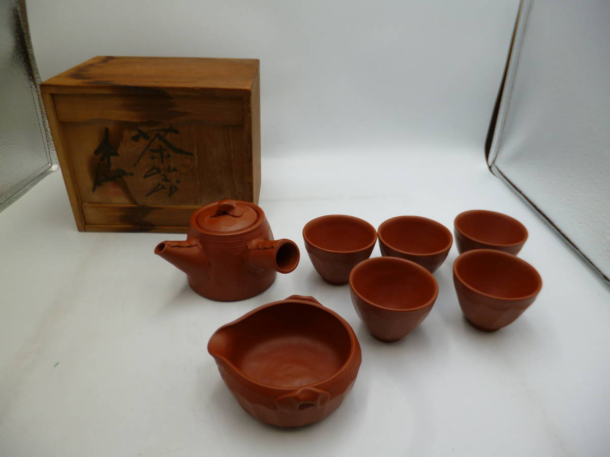 急須 常滑焼 湯冷まし | 靖仙 練込 茶器 : 煎茶器 湯呑4客 安い