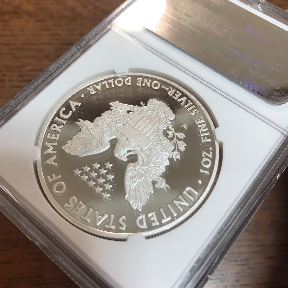 NGC PF70 プルーフ 銀貨 イーグル 最高鑑定 純銀 1オンス 2010年