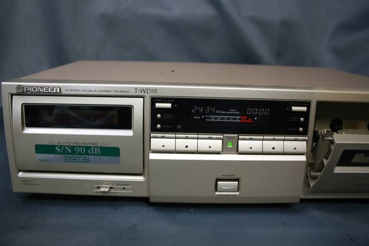 Pioneer DIGTALダブルカセットデッキT-WD5R現状動作品