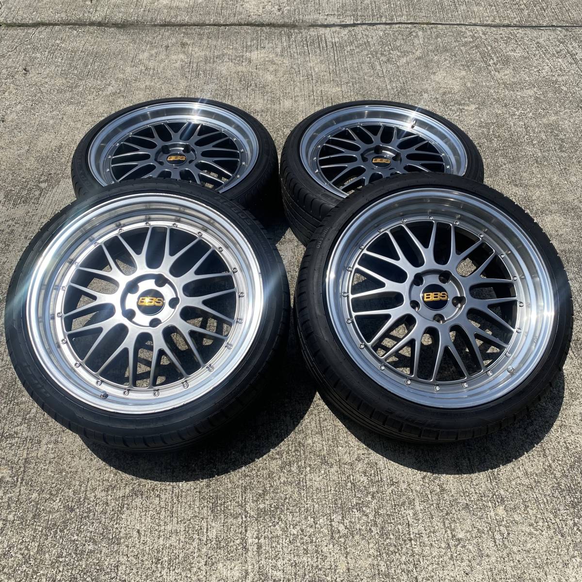 20in BBS LMタイプ タイヤバリヤマ 難有り アルファードなど 20インチ