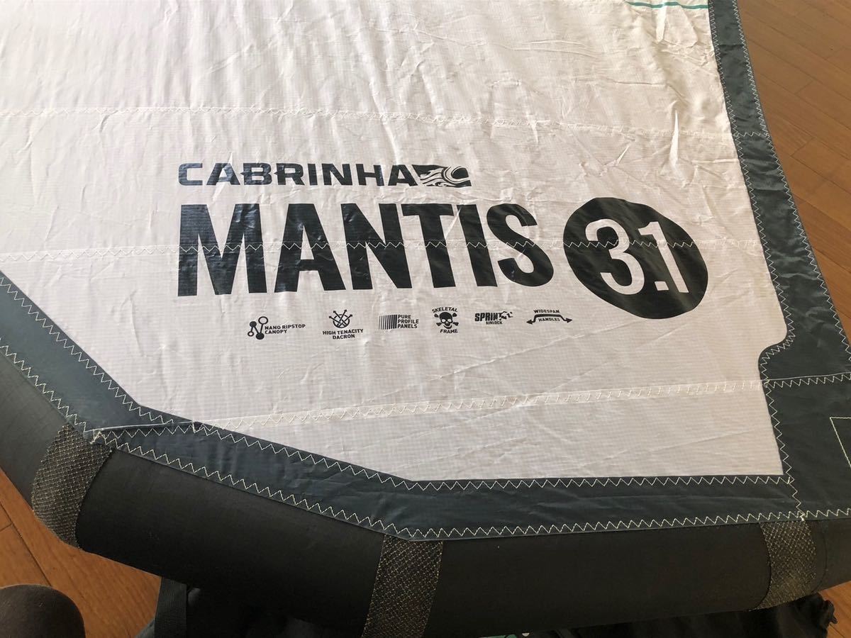 CABRINHA(カブリナ)Wing 中古 3回使用 上品 MANTIS. 3.1㎡(セイル 