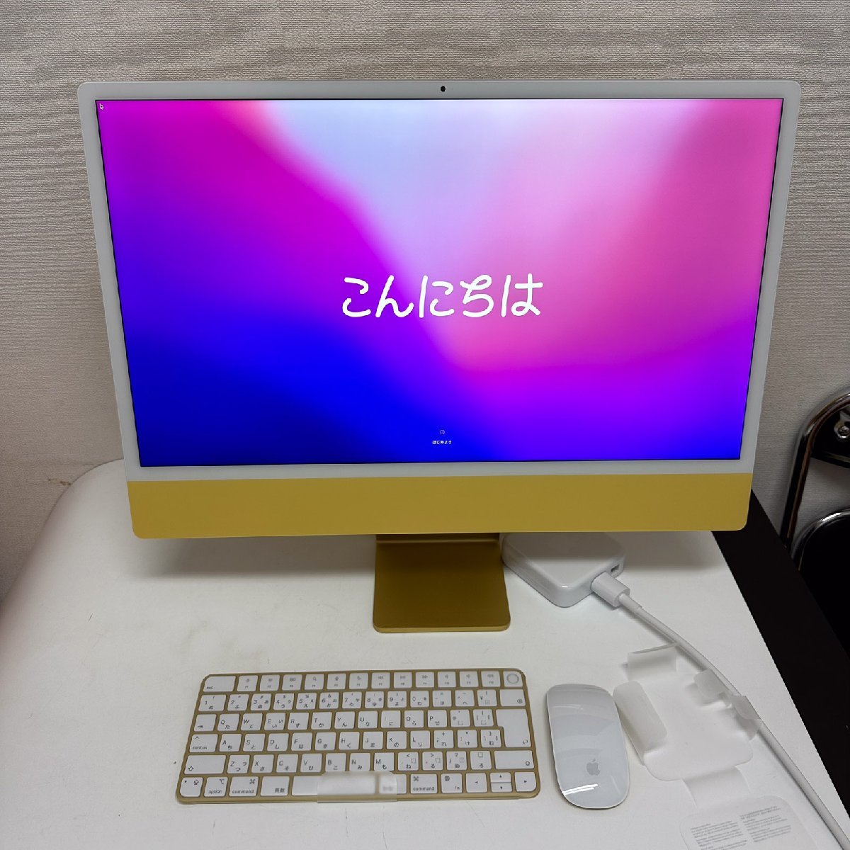 Apple iMac 24インチ (2021) 256GB ピンク | 美品（24インチiMac 