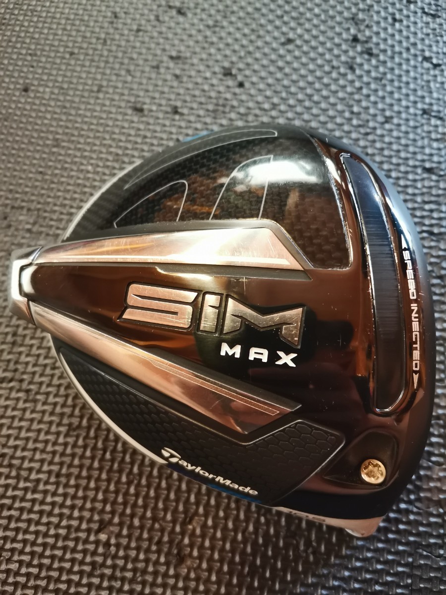 テーラーメイド SIM Max 10.5度 ヘッド単品 ヘッドカバー付き