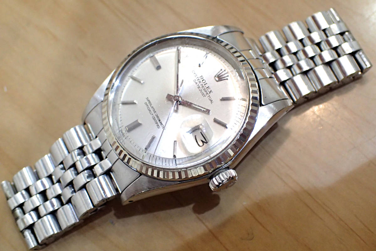 貴重/正規 ROLEX/ロレックス デイトジャスト ◇Ref.1601 WGベゼル 純正 