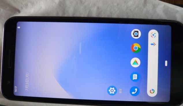 中古品 Google PiXel 3a Android 12