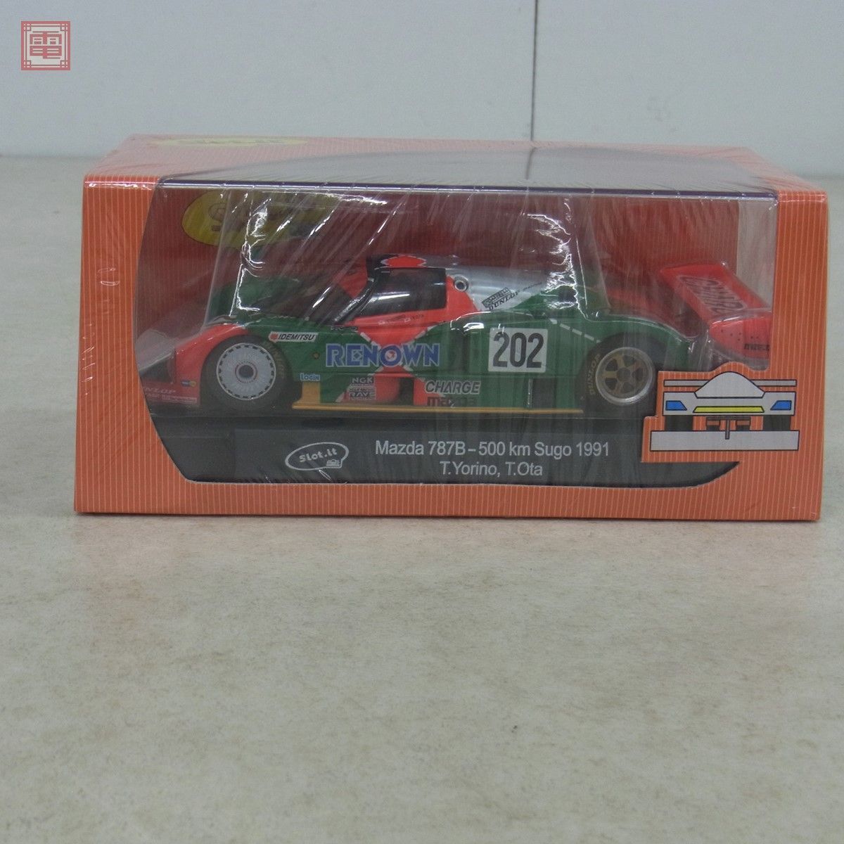 未開封 スロットイット 1/32 マツダ 787B SUGO 500km 1991 #202 CA15c 