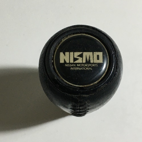 売り切り 当時物 絶版 ☆ NISMO ニスモ シフトノブ 革巻き 純正品