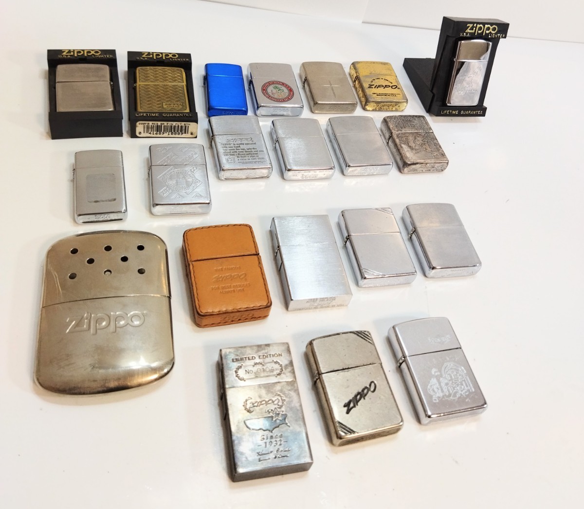【00】【ALL ZIPPO　21個セット】ZIPPOまとめ　 ジッポー　ジッポ製ハンドウォーマーもありCF00010JGYY075　010JGHU70