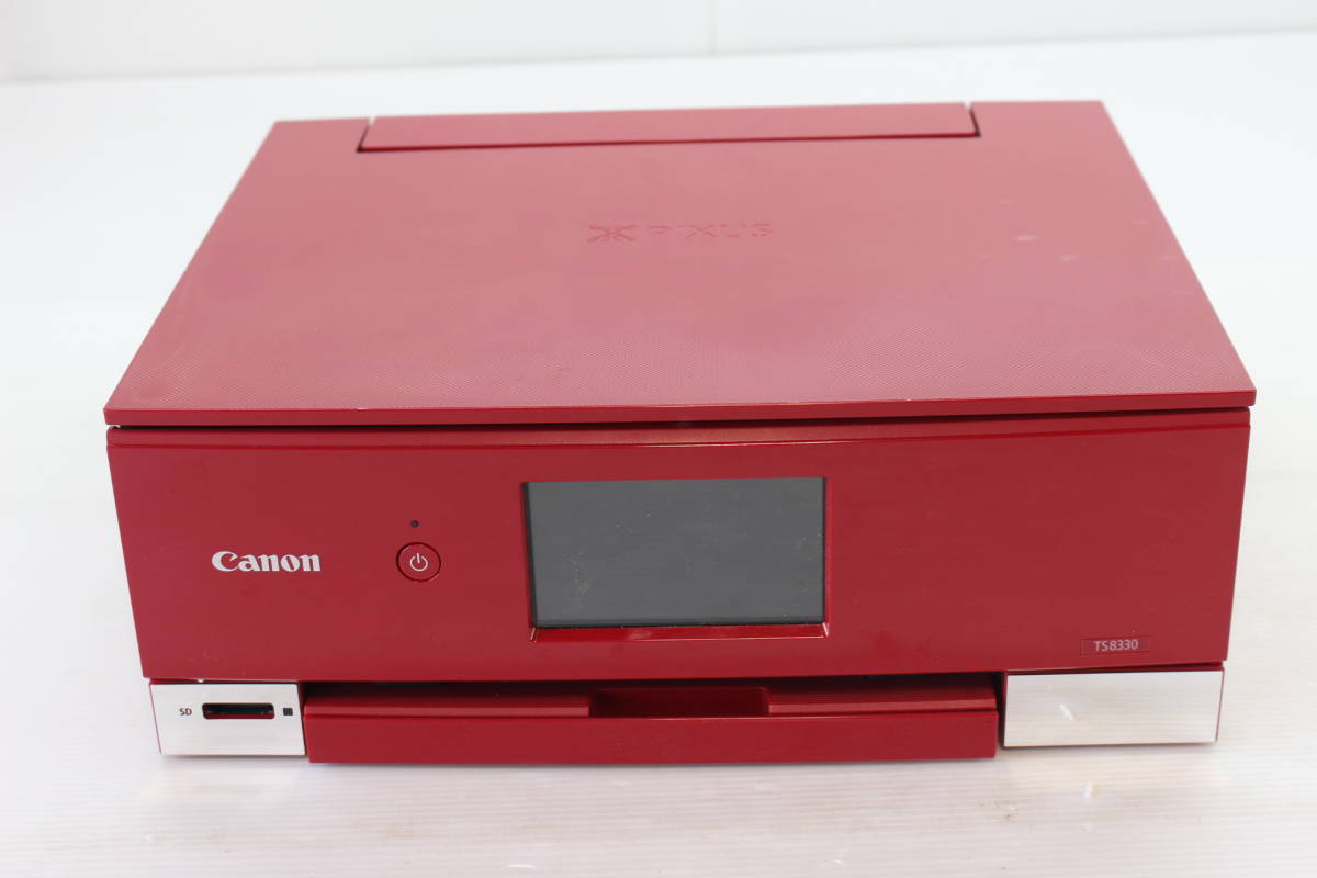 5000円～★B7★未検品★ キヤノン PIXUSTS8330RD [インクジェット複合機 PIXUS（ピクサス） TS8330 レッド] Canon