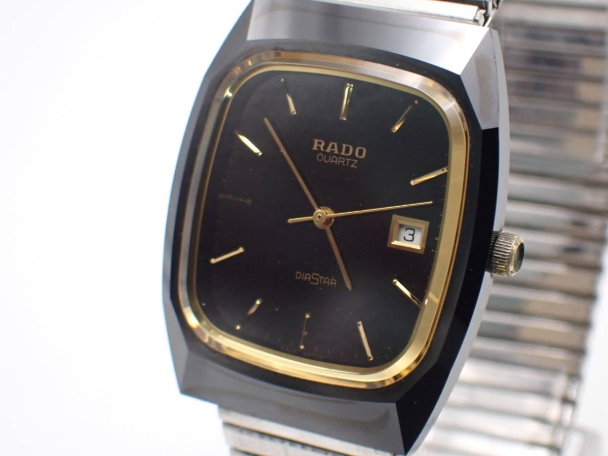 1円～☆稼働品☆RADO ラドー DIASTAR ダイアスター メンズ腕時計 