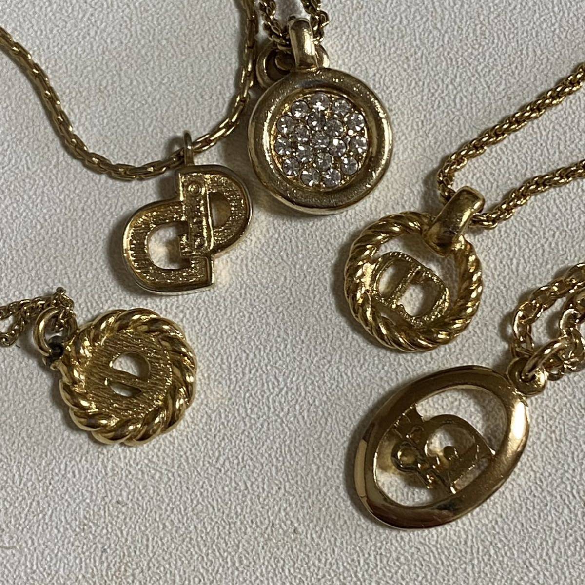Christian Dior クリスチャンディオール ネックレス 5点セット 
