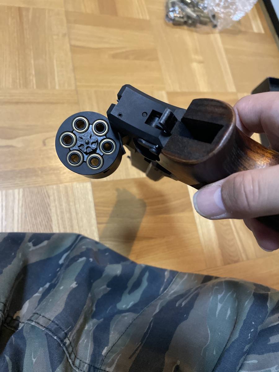 絶版！ 超レア！ マルシンガスリボルバー トグサの銃 マテバM2007 木製