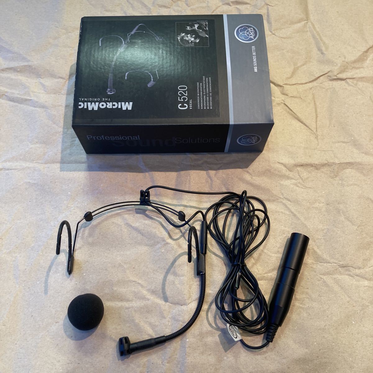 AKG C520 ヘッドセットマイク AKG C520 ヘッドセットコンデンサマイク