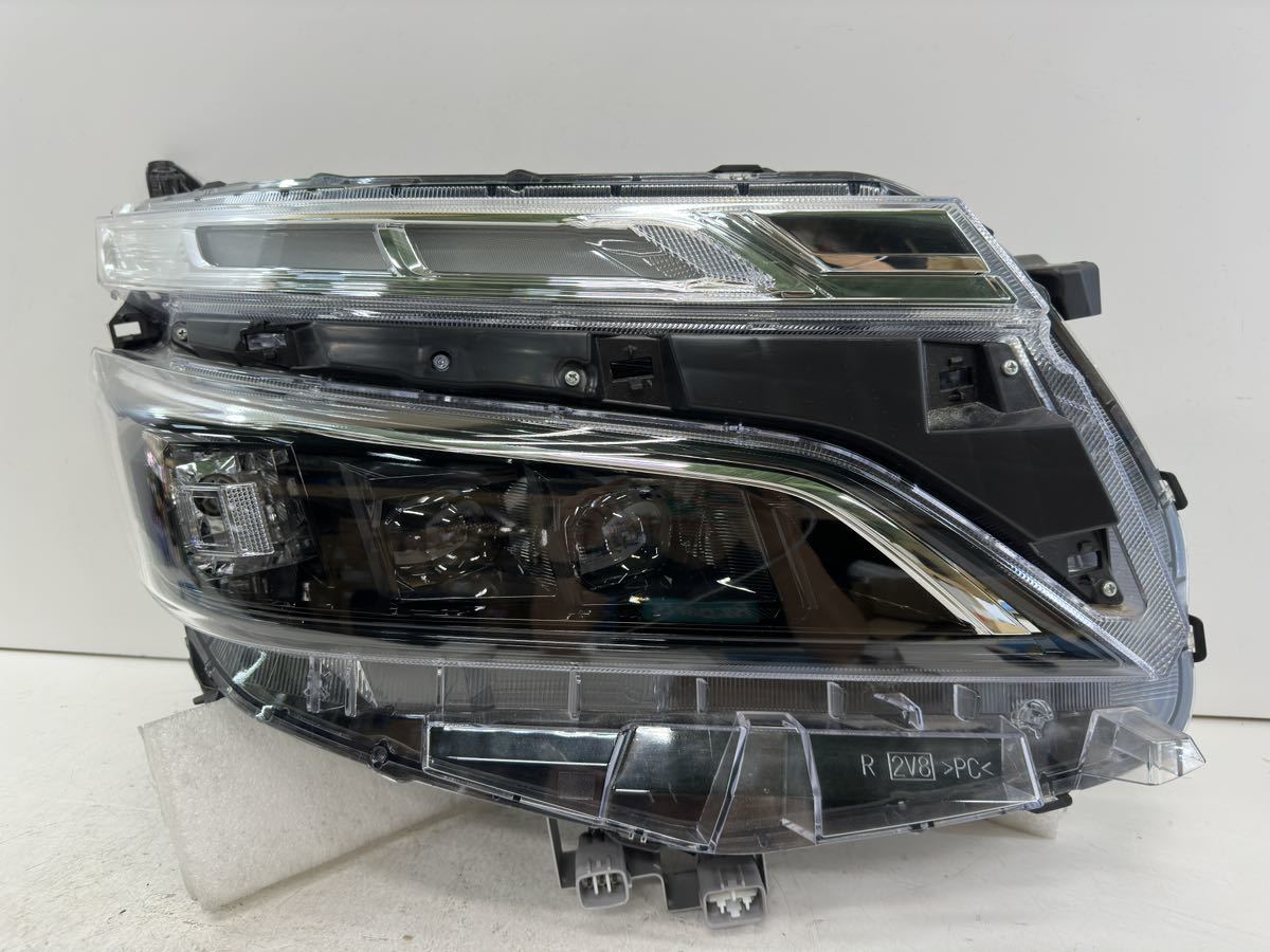 50704 ヴォクシー ZS 煌 ZRR80W 後期 純正 右 ヘッドライト LED ICHIKOH 28-240 刻印K ZRR85W ZWR80W