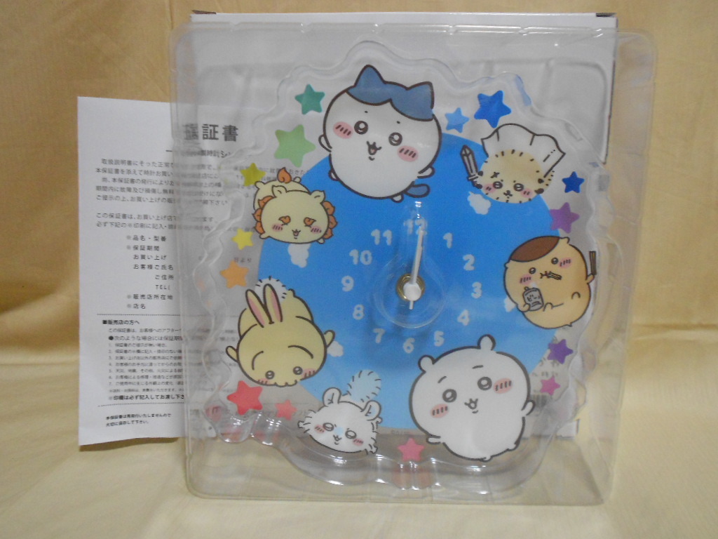 ☆人気商品！ちいかわ アクリル時計（空からふわり） ちいかわ』ちい