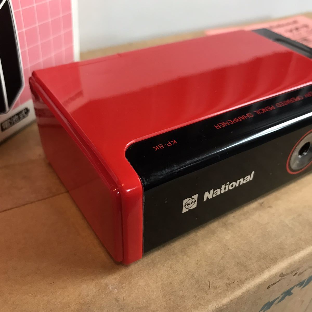 未使用品】National KP-8K 24個 電池式 鉛筆削り 文房具 筆記用具 