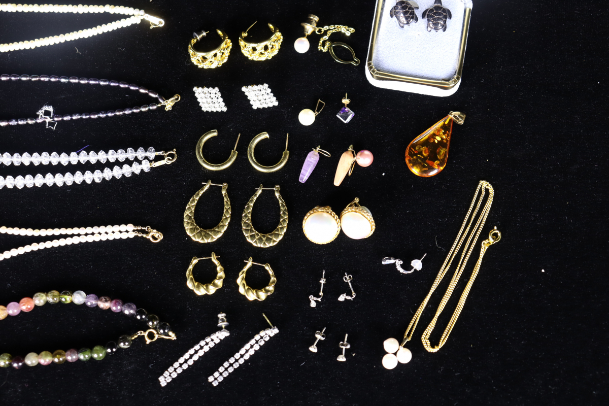 ネックレス ピアス レディース イヤリング セット アクセサリー 18金 