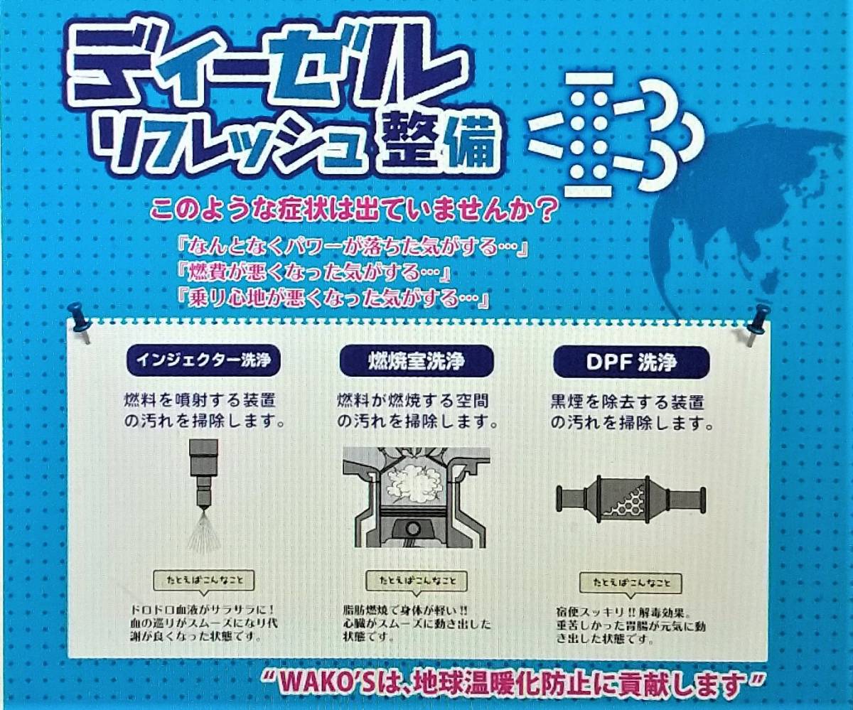 即納!! WAKO'S ディーゼル1 ディーゼル2 D-1 D-2 燃料洗浄剤