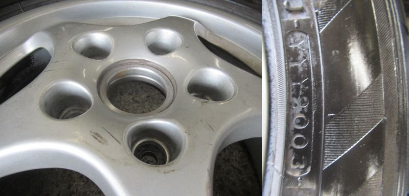 ポルシェ】964 純正 カレラ 16インチ カップホイール 6J 8J タイヤ 