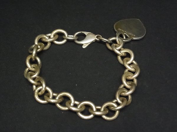 HOT，大得価 1円 TIFFANY＆Co. ティファニー リターントゥティファニー ハートタグ SV925 ブレスレット アクセサリー シルバー系 AI4837ヌN