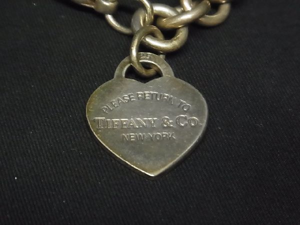 HOT，大得価 1円 TIFFANY＆Co. ティファニー リターントゥティファニー ハートタグ SV925 ブレスレット アクセサリー シルバー系 AI4837ヌN
