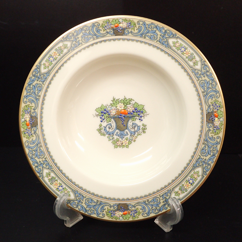 5KP LENOX レノックス AUTUMN オータム 深皿プレート 21㎝ 2点セット 金彩