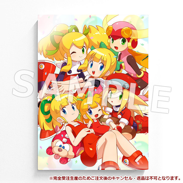 ジークレーアクリルアート ロックマン 30th(ロール)/片岩ゆり』未使用 