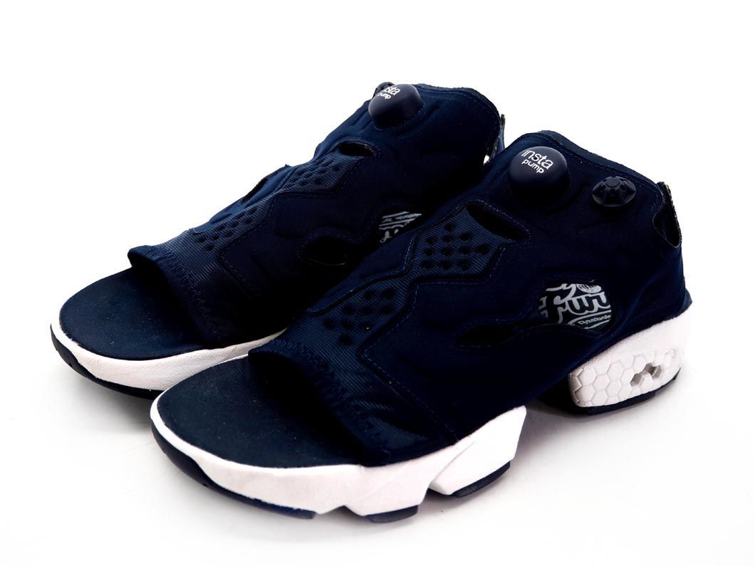 リーボック インスタ ポンプフューリー DV9698 スポーツ サンダル size25/紺 ■◆ ☆ dga4 レディース