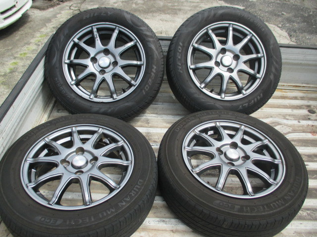 Humanline 14インチアルミホイール 175/65R14 タイヤ2020、22年製