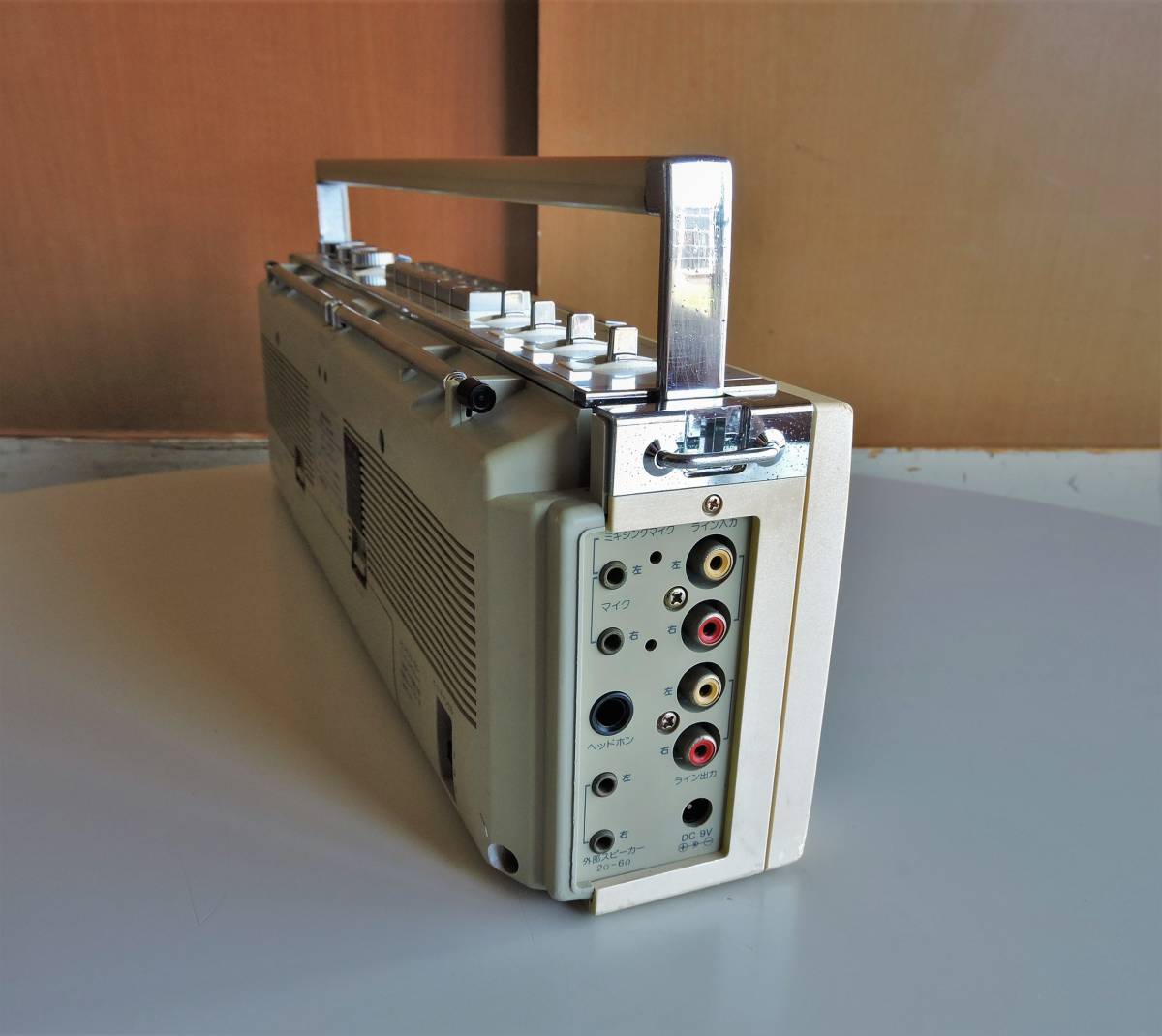 80s SANYO 小型ラジカセ U4 sx MR-U4SX 整備済 動作正常 良音 純正