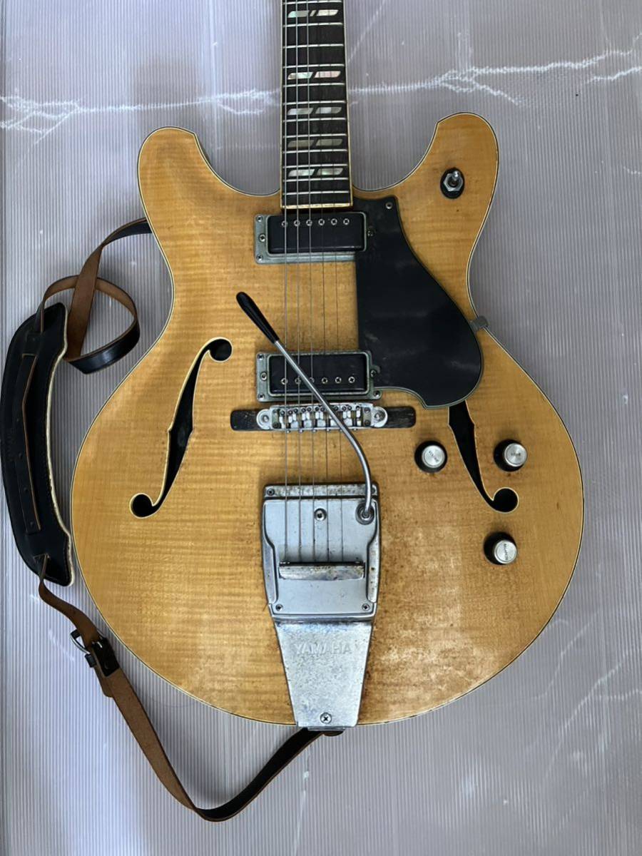 ▽【1円スタート】YAMAHA ELECTRIC GUITAR ハードケース付き SA-50