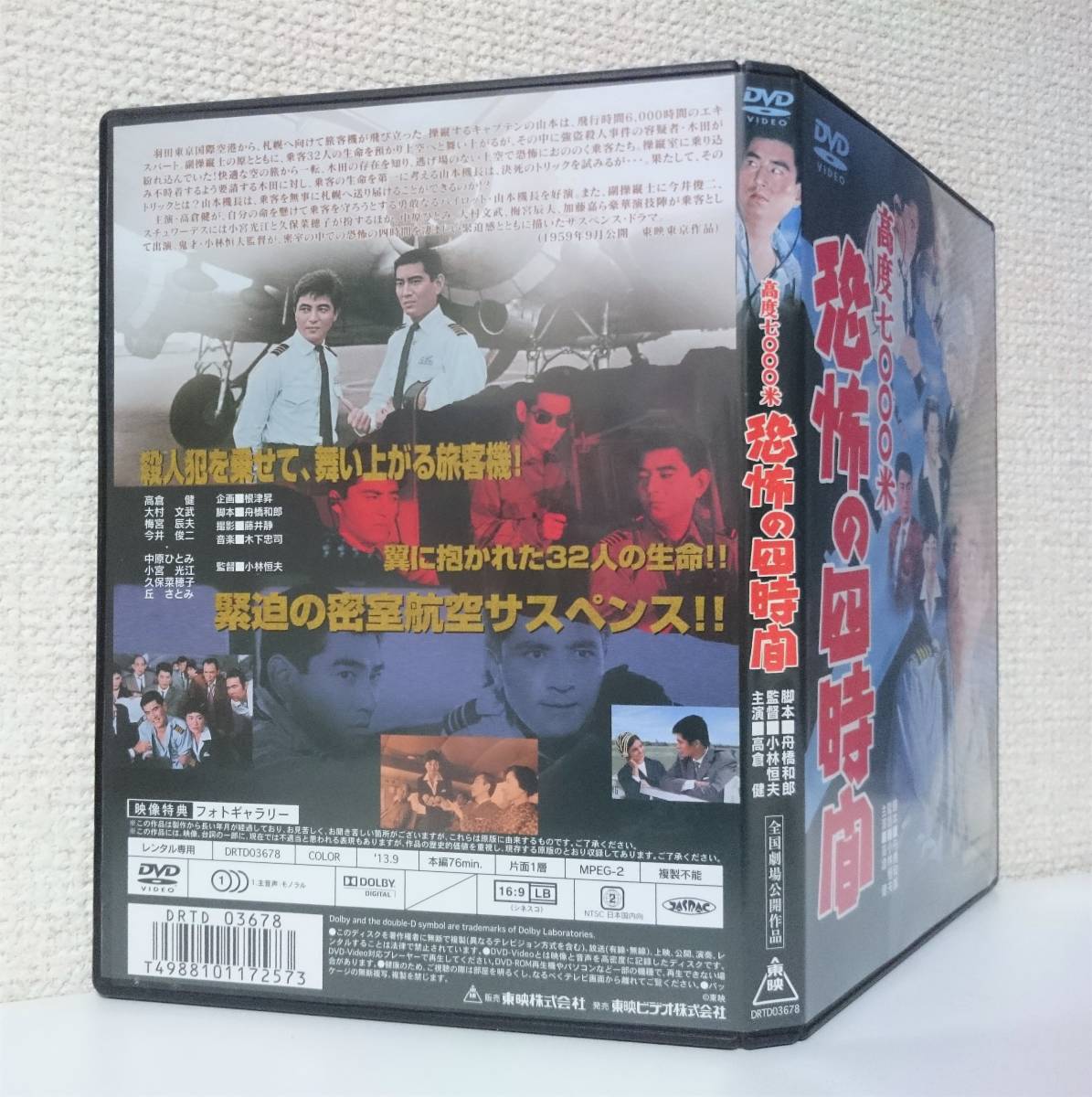 高度7000米 恐怖の四時間 国内版DVD レンタル専用 映像特典 高倉健  