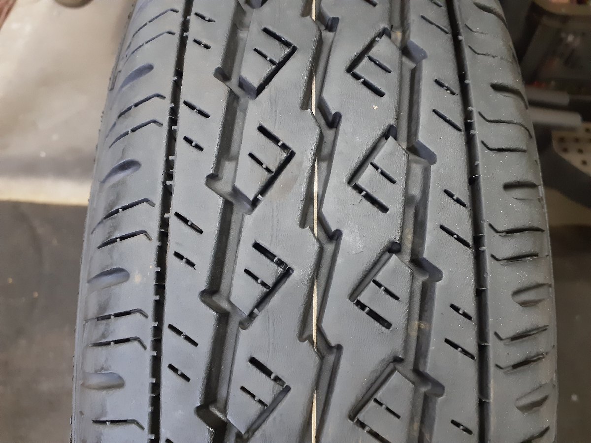 1円開始】バリ山！ブリザック DM-V3□225/65R17○8分山 4本 検査済み