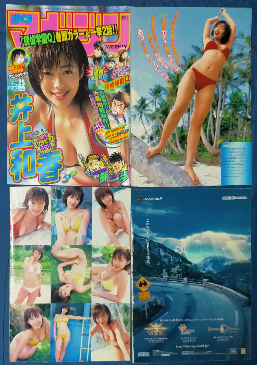 切り抜き] 井上和香 週刊少年マガジン 2004年 No.25(タレント)｜売買