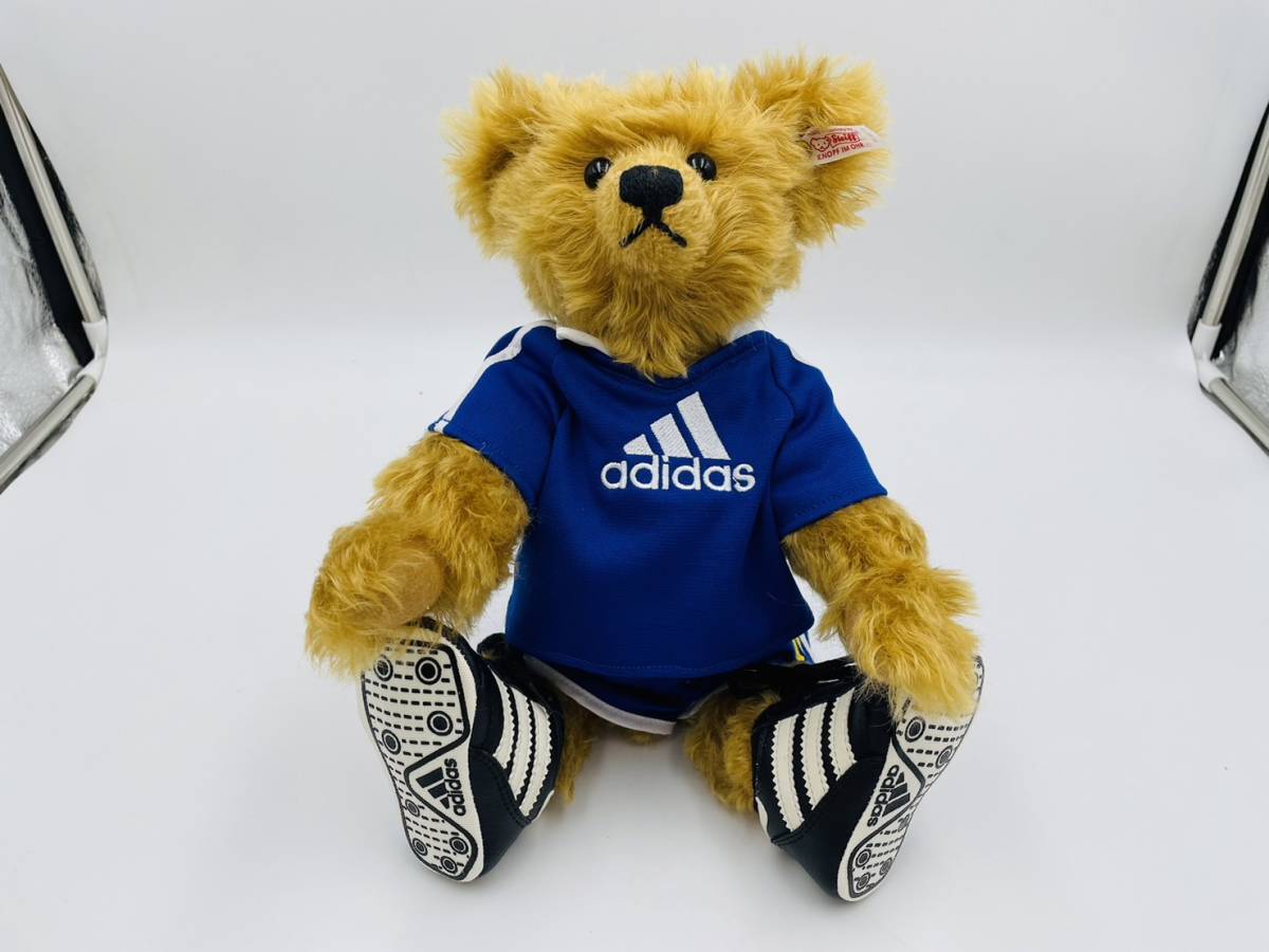 Steiffシュタイフ アディダス テディベア 2002 【日本限定】 2002年 アディダス限定 シュタイフテディベア
