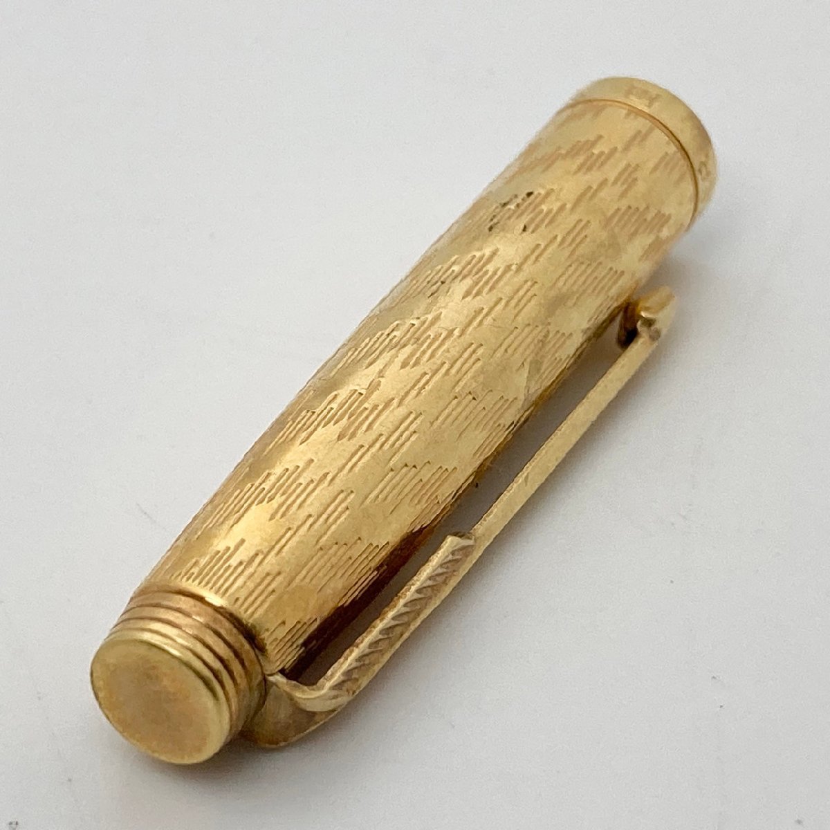 パーカー 万年筆 ゴールドカラー ペン先刻印あり 3644 - メルカリ